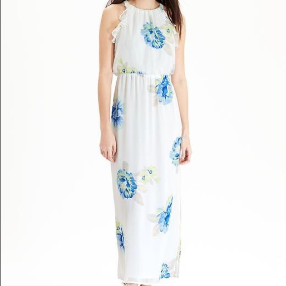 Old Navy Dresses & Skirts - Floral Chiffon Maxi Dress